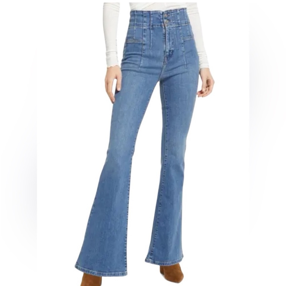 We The Free Jayde Flare Jeans Sunburst 28